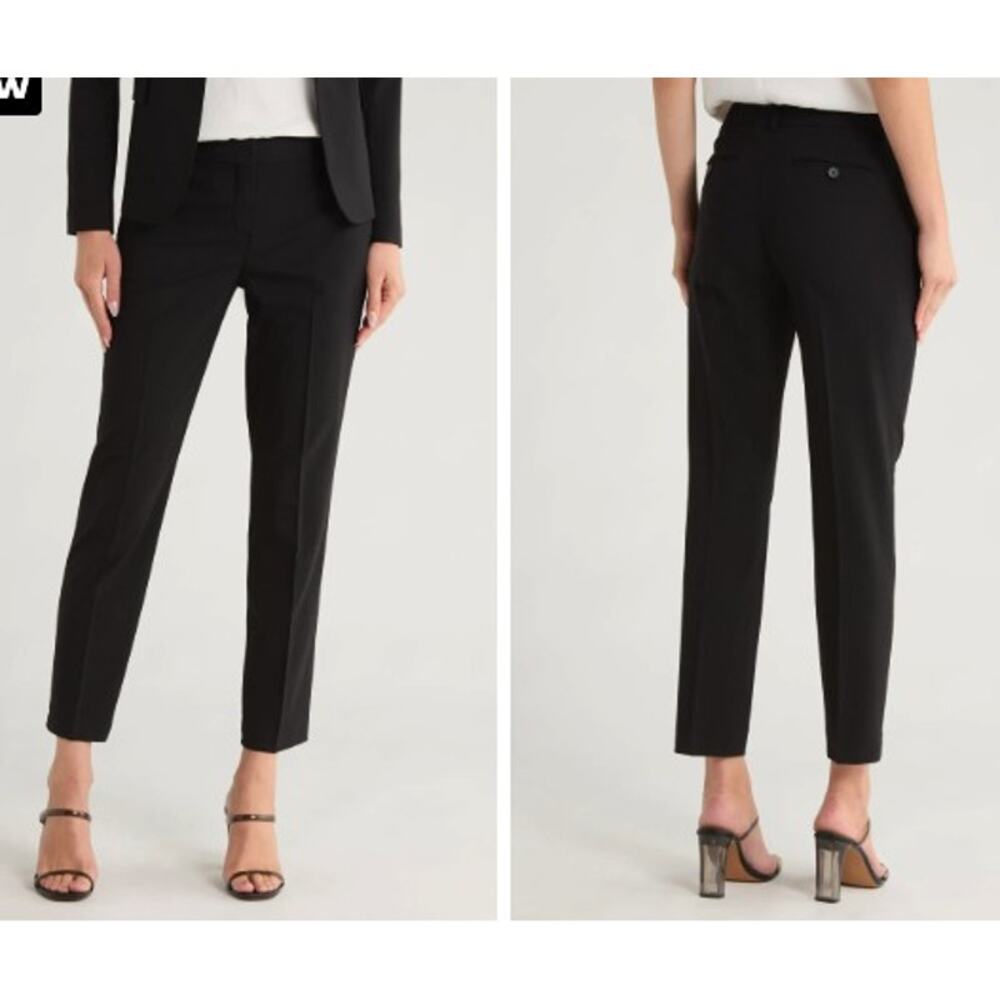 Theory Black Women's Tailored Ankle Pants